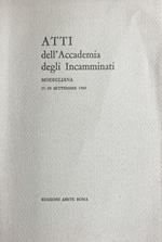 Atti dell'Accademia degli incamminati 1980