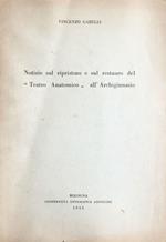 Notizie sul ripristino e sul restauro del Teatro Anatomico all'Archiginnasio - Bologna