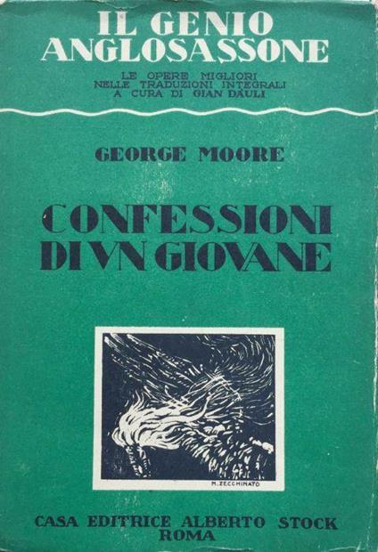 Confessioni di un giovane - George Moore - copertina