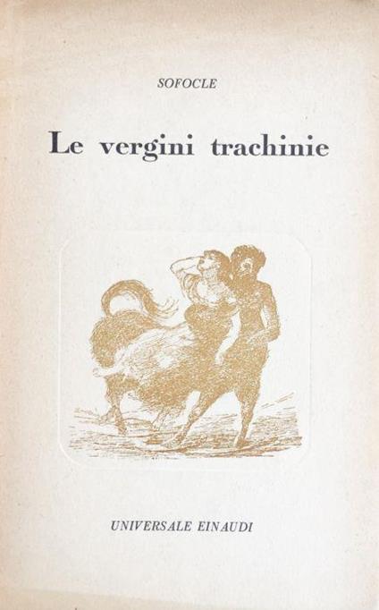 Le vergini Trachinie - Sofocle - copertina
