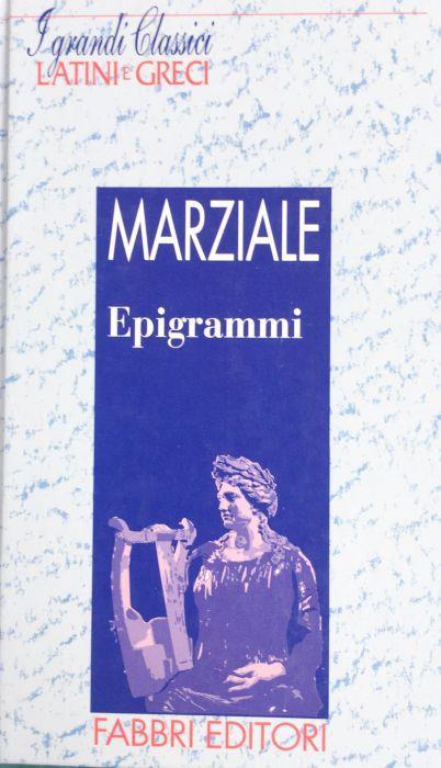 Epigrammi - M. Valerio Marziale - copertina
