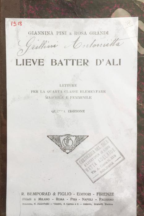 Lieve batter d'ali - copertina
