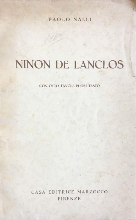 Ninon de Lanclos - Paolo Nalli - copertina