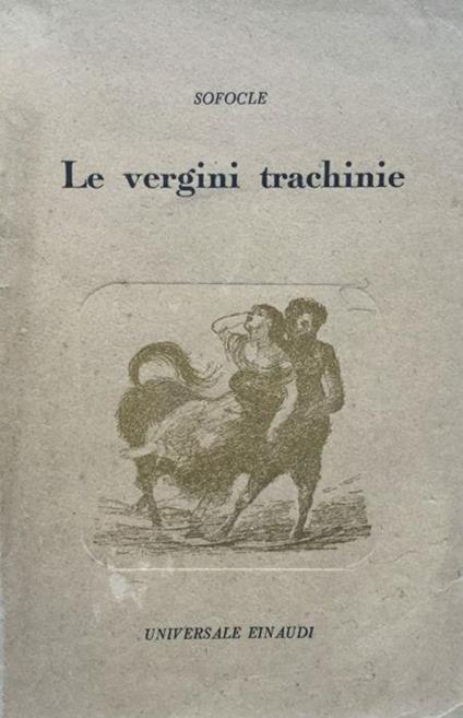 Le vergini trachinie - Sofocle - copertina