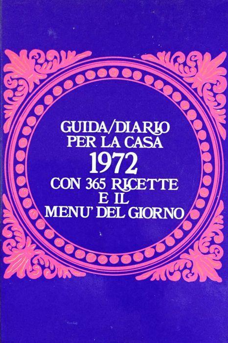 Guida Diario per la casa 1972 - copertina