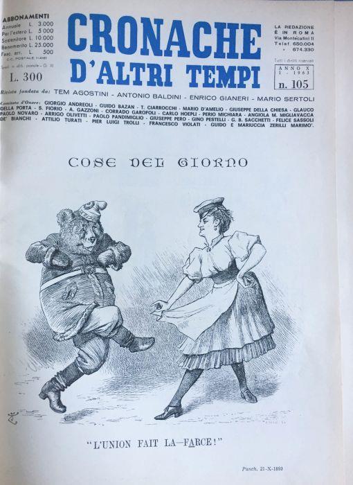 Cronache d'altri tempi. Annata completa 1963 - copertina