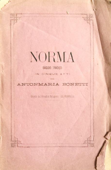 Norma - Antonmaria Bonetti - copertina