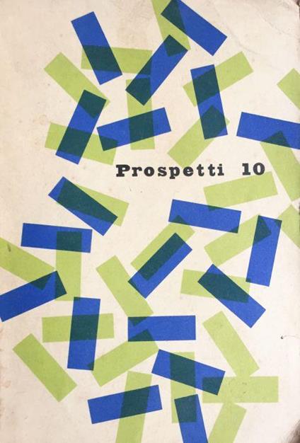 Prospetti 10 (1954) - copertina