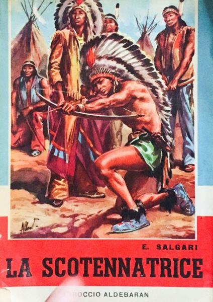 La scotennatrice - Emilio Salgari - copertina