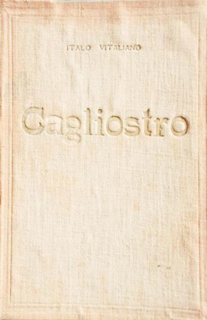 Cagliostro - Italo Vitaliano - copertina