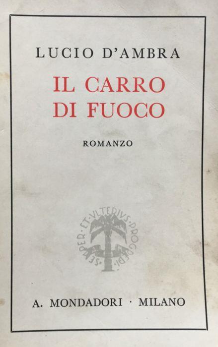 Il carro di fuoco - Lucio D'Ambra - copertina