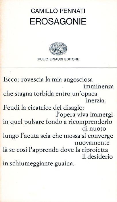 Erosagonie - Camillo Pennati - copertina