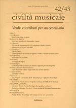 Civiltà musicale 42/43 2001