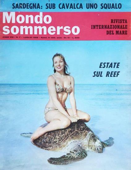 Mondo sommerso luglio 1966 - copertina