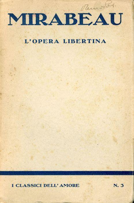 L' oera libertina. Erotica biblio – La mia conversione - copertina
