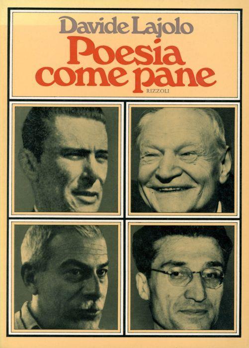 Poesia come pane - Davide Lajolo - copertina