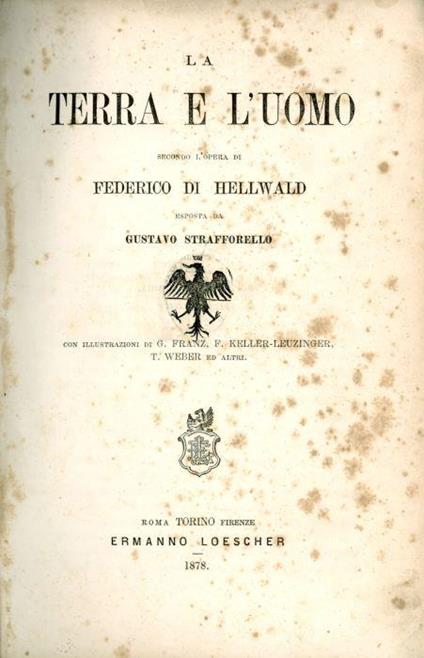 La terra e l'uomo. Volume 1 - copertina