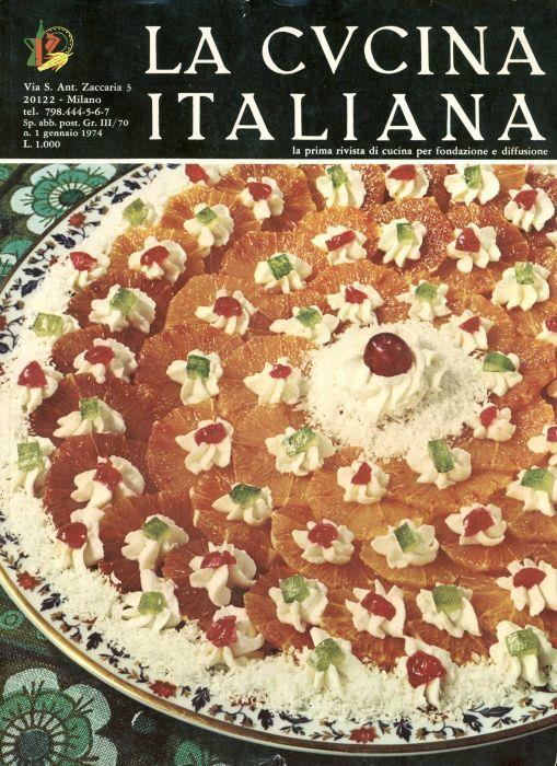 La cucina italiana. Annata completa 1974 - copertina
