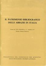 Il patrimonio bibliografico delle abbazie in Italia (estratto)