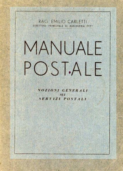 Manuale postale - Emilio Ceretti - copertina