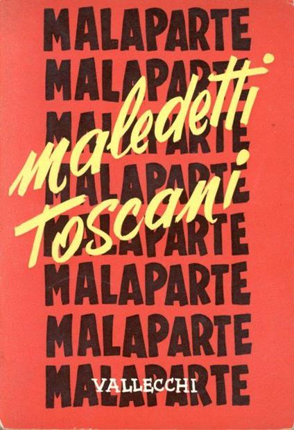 Maledetti Toscani - Curzio Malaparte - copertina