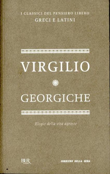 Georgiche - Publio Virgilio Marone - copertina