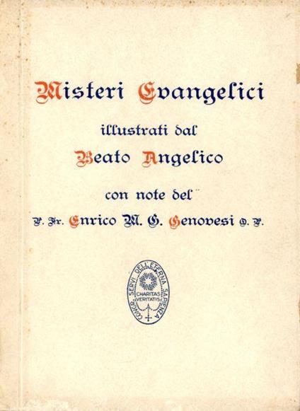 Misteri Evangelici illustrati dal Beato Angelico - Enrico Genovesi - copertina
