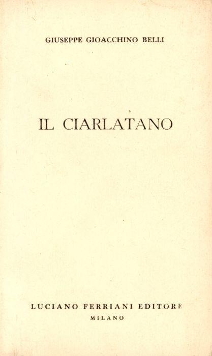 Il ciarlatano - Gioachino Belli - copertina