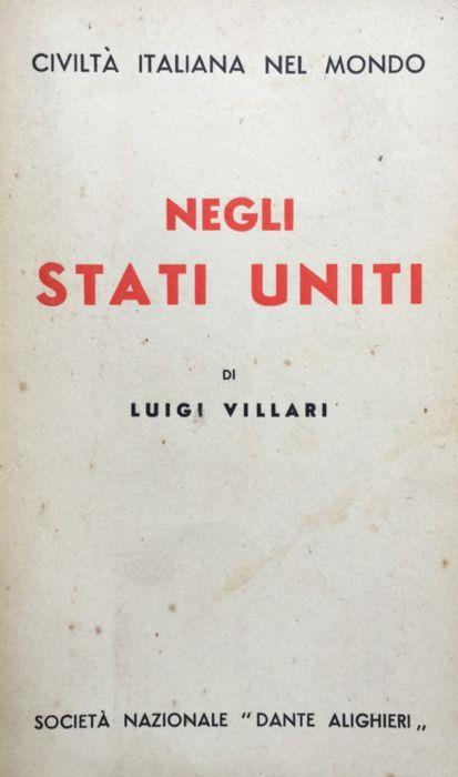 Negli Stati Uniti - Luigi Villari - copertina