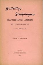 Bollettino sismologico dell'osservatorio Ximeniano dei PP. Delle Scuole Pie 1901