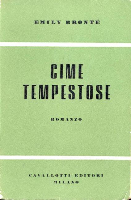 Cime tempestose - Emily Brontë - copertina