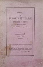 Compendio di storia romana. Scelta di curiosità letterarie inedite o rare dal secolo XIII al XVII