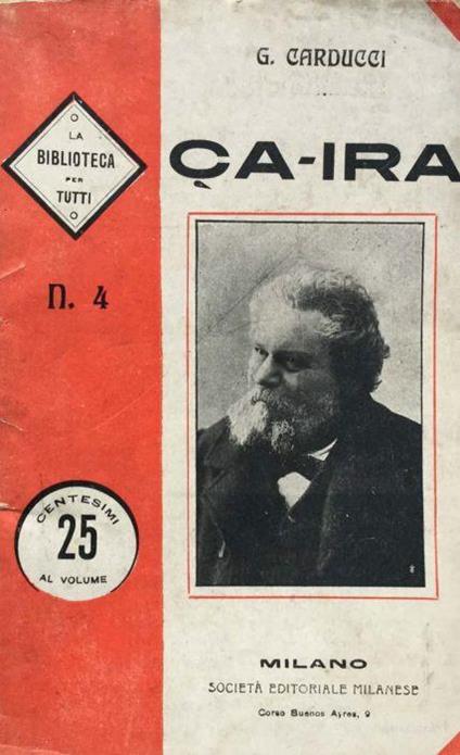 ça - ira - Giosuè Carducci - copertina
