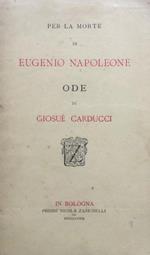 Per la morte di Eugenio Napoleone. Ode