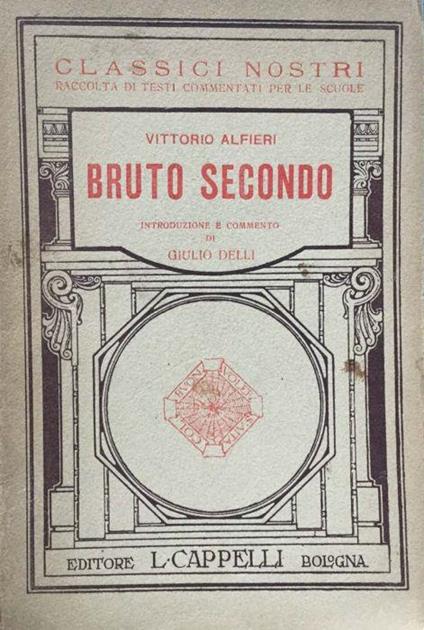 Bruto secondo - Vittorio Alfieri - copertina