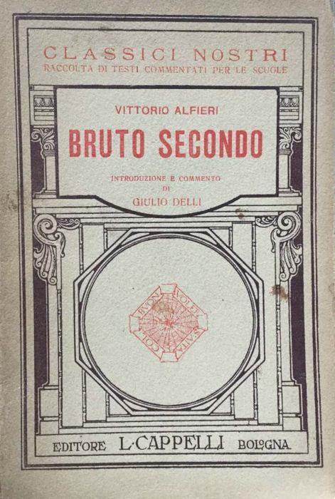 Bruto secondo - Vittorio Alfieri - copertina