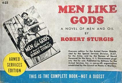 Men like gods - copertina
