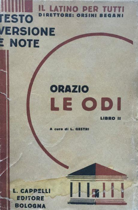Le odi. Libro 2 - Q. Flacco Orazio - copertina