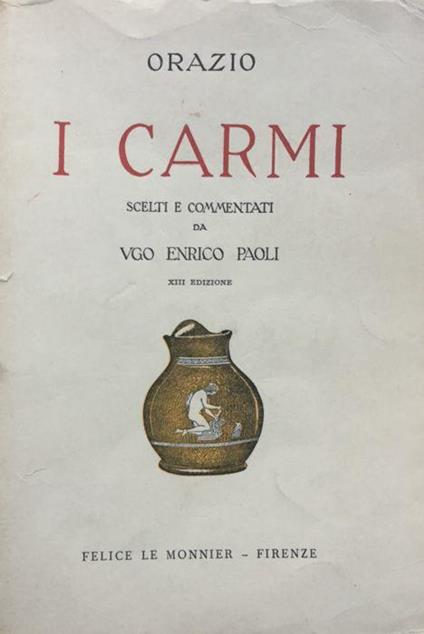 I Carmi - Q. Flacco Orazio - copertina