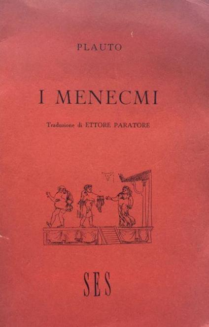 I Menecmi - T. Maccio Plauto - copertina