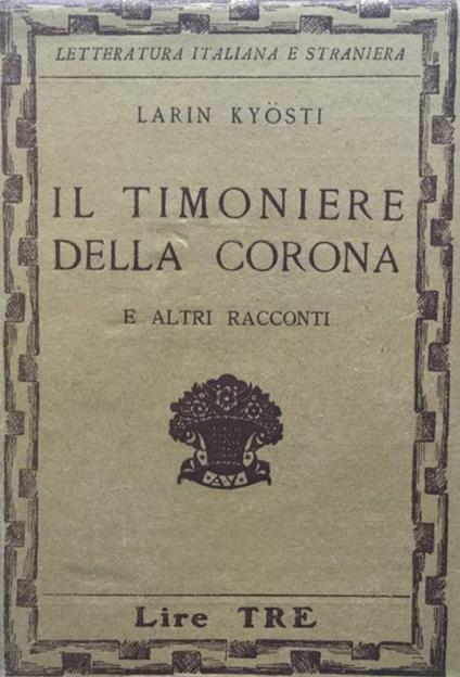 Il timoniere della corona - copertina