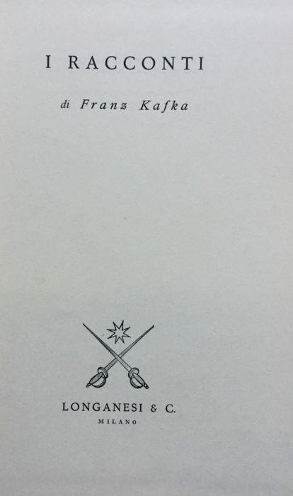 I Racconti - Franz Kafka - copertina