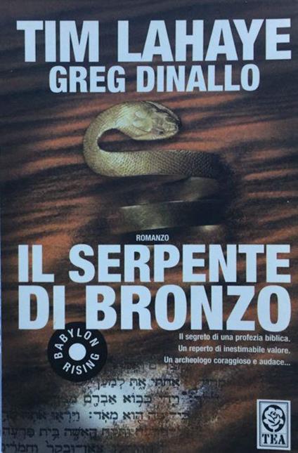 Il serpente di bronzo - Tim LaHaye - copertina