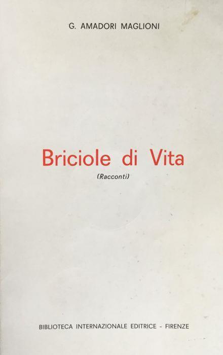 Briciole di Vita - G. Maglioni - copertina