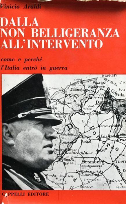 Dalla non belligeranza all'intervento - Vinicio Araldi - copertina