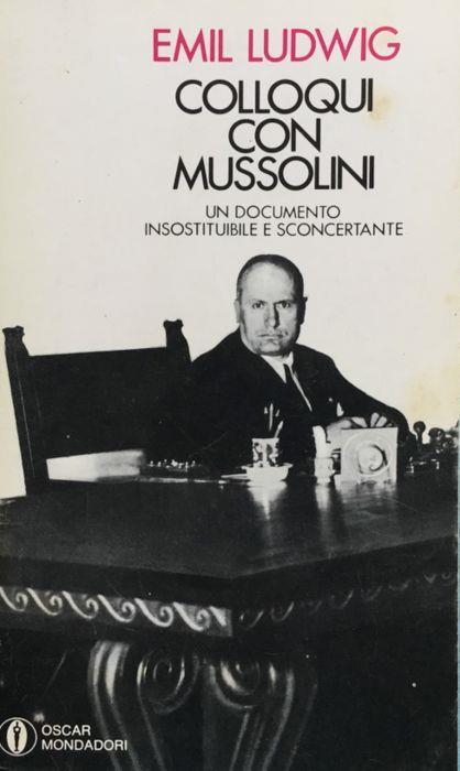 Colloqui con Mussolini - Emil Ludwig - copertina