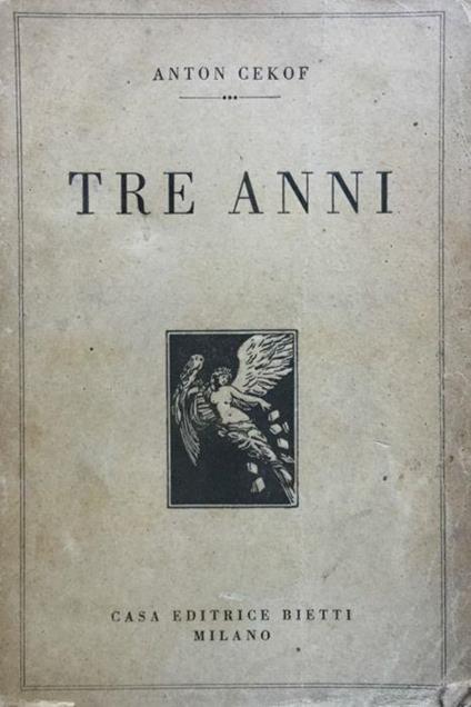 Tre anni - Anton Chekov - copertina