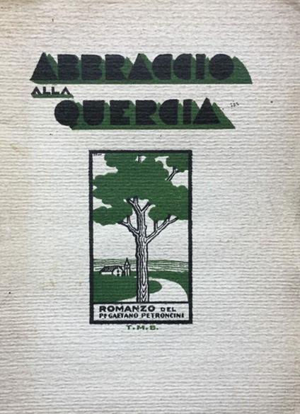Abbraccio alla quercia - copertina