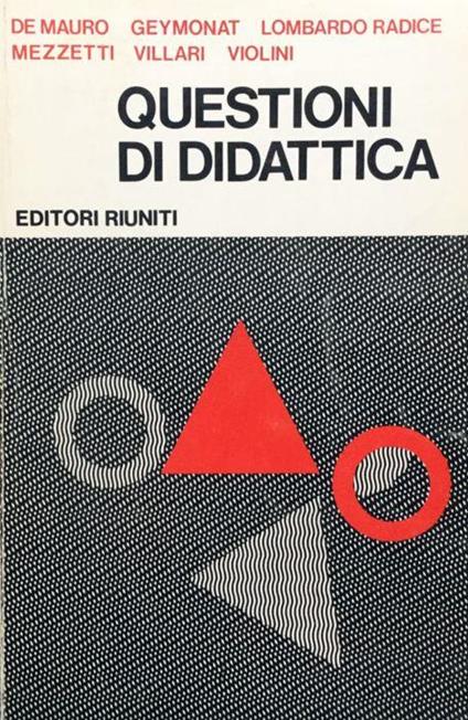 Questioni di didattica - copertina