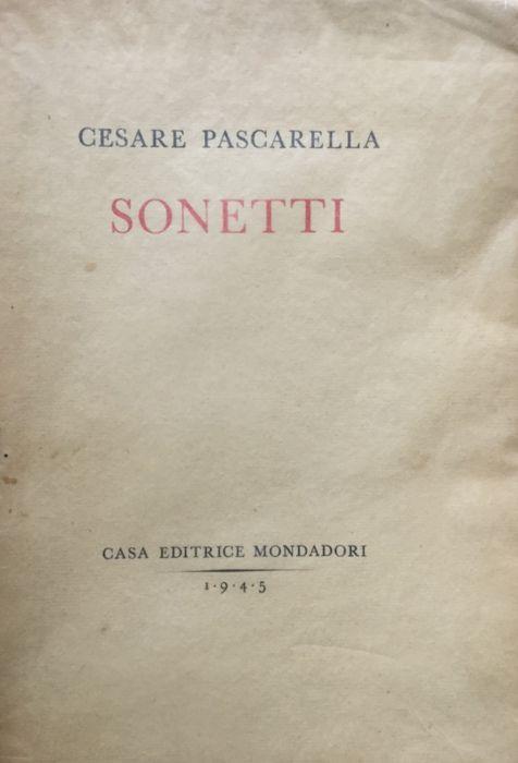 Sonetti - Cesare Pascarella - copertina